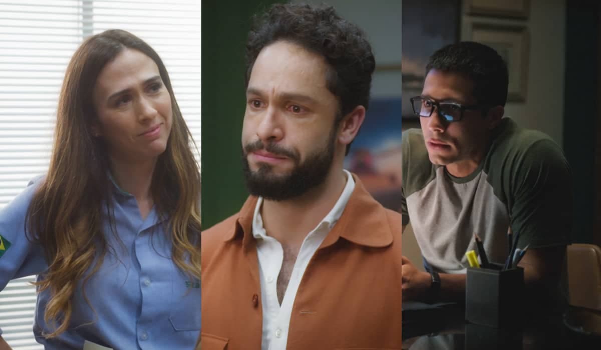 Luigi tenta sabotar Enzo ao descobrir que o técnico é louco por Anely em Terra e Paixão