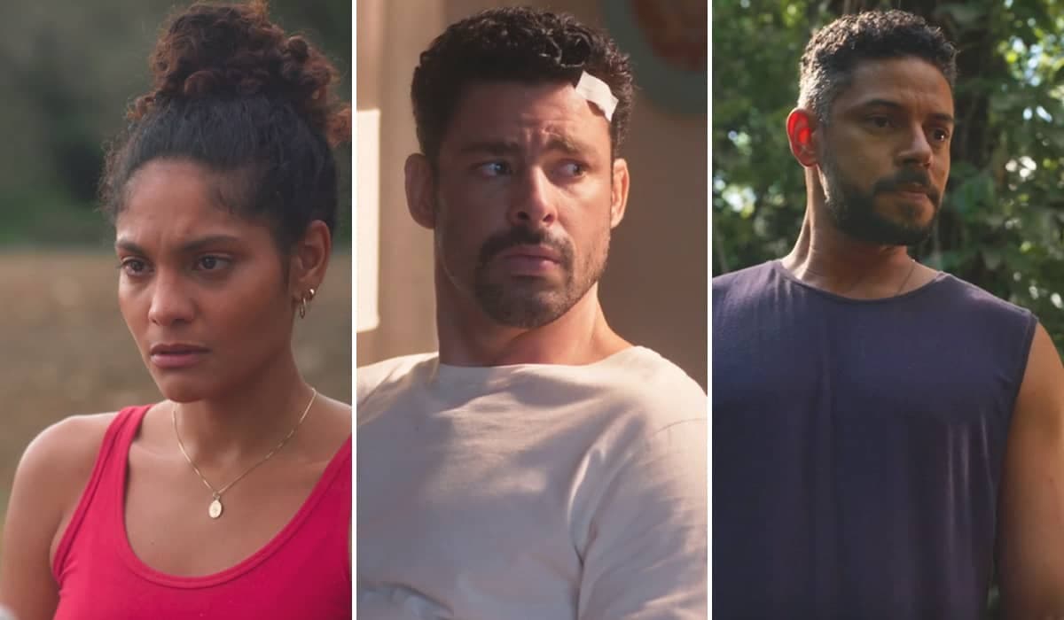 Aline aparta briga séria entre Caio e Jonatas em Terra e Paixão