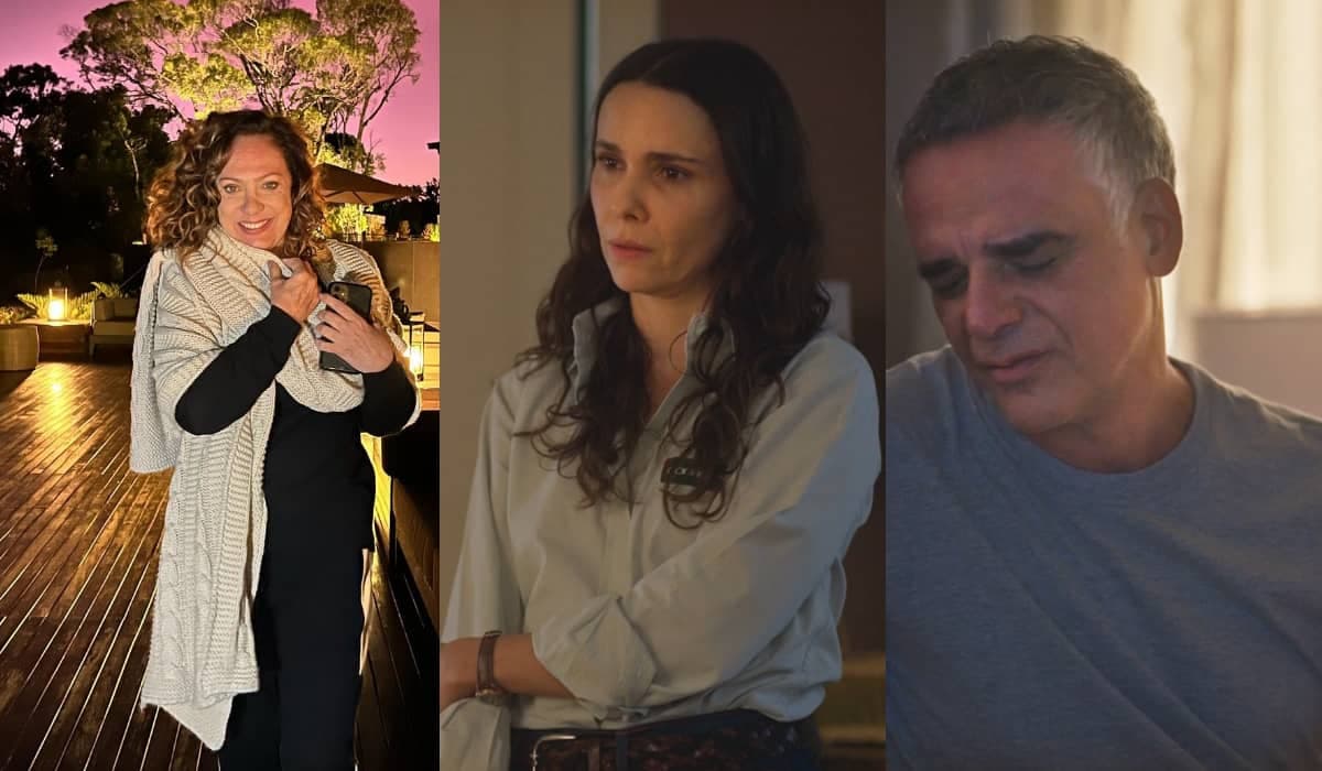 Agatha se hospeda na pousada durante crise pesada entre Andrade e Lucinda em Terra e Paixão