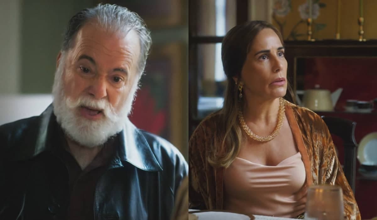 Antônio pressiona Irene e pergunta se ela foi a responsável pela morte de Daniel em Terra e Paixão