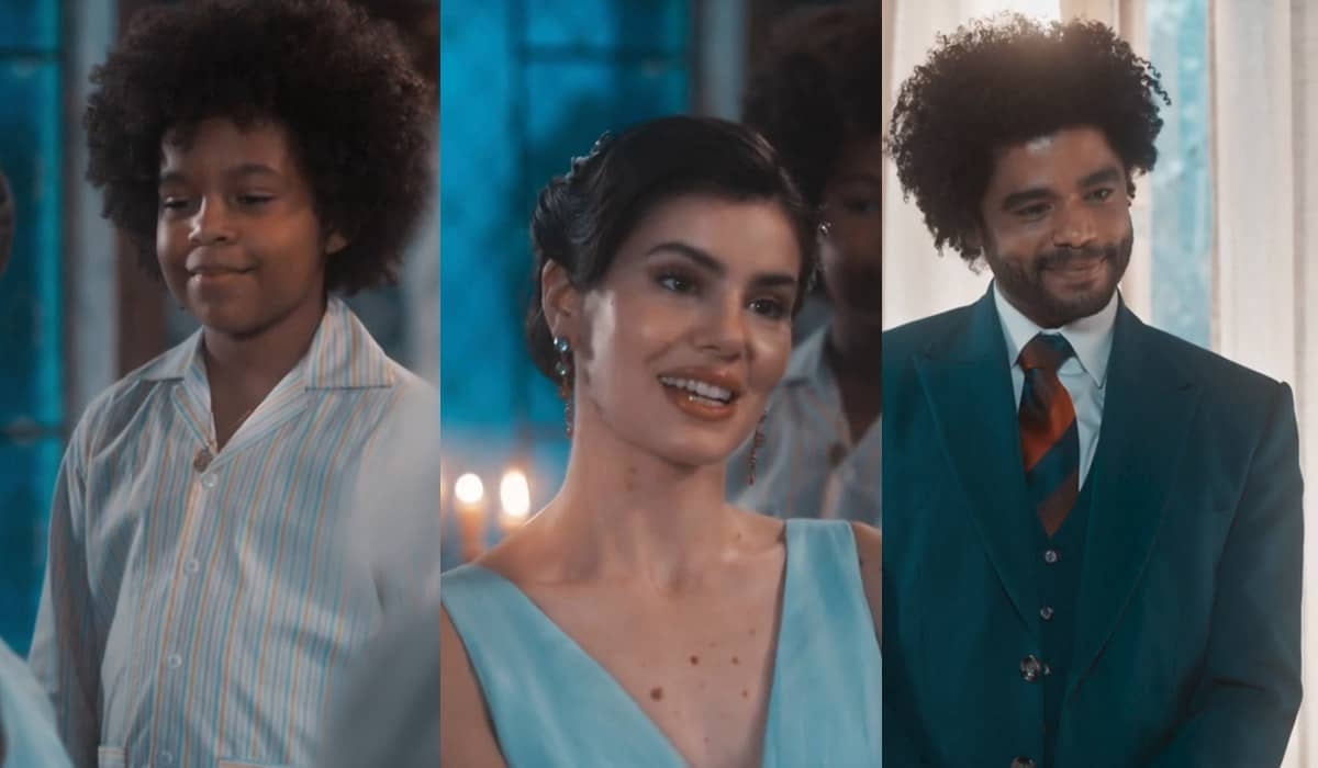 Marcelino leva as alianças no casamento de Marê e Orlando no final de Amor Perfeito