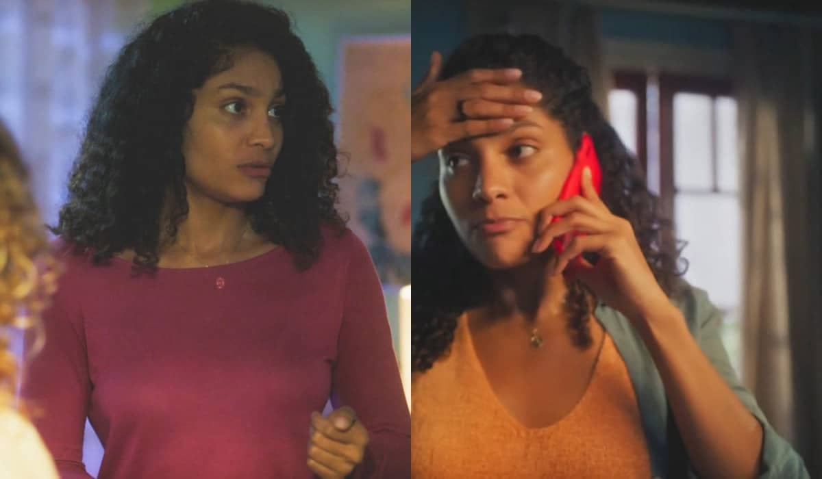 Aline cai para trás ao receber visita de oficial de justiça e ser obrigada a deixar sua propriedade em Terra e Paixão