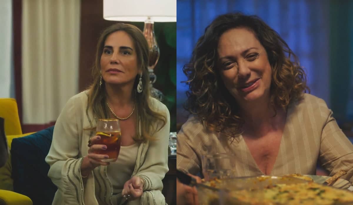 Agatha derruba Irene com chá venenoso e ameaça destruir a rival em Terra e Paixão