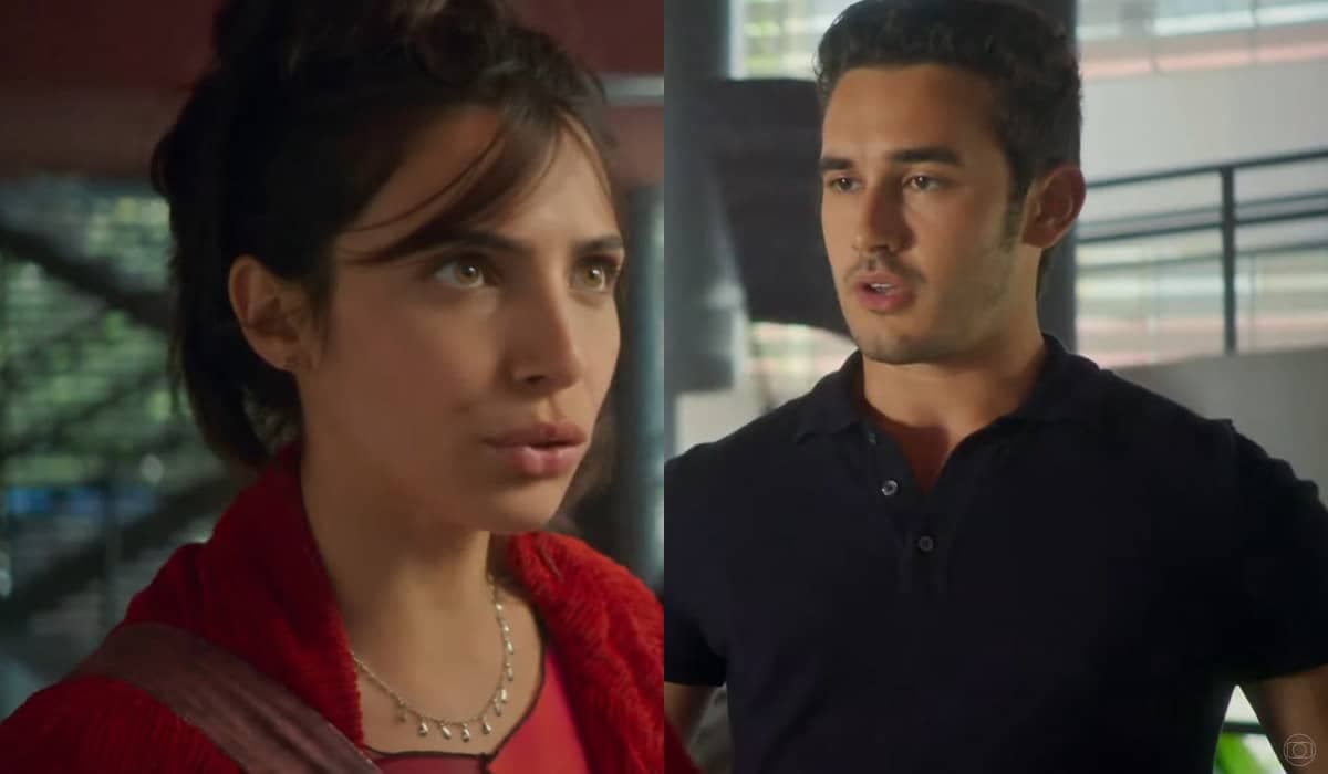 Ísis fica perplexa ao ouvir que pode ser irmã de Giovanni em Elas por Elas