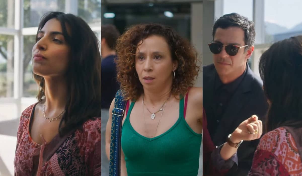 Ísis vai atrás de Jonas tirar satisfação sobre Adriana em Elas por Elas