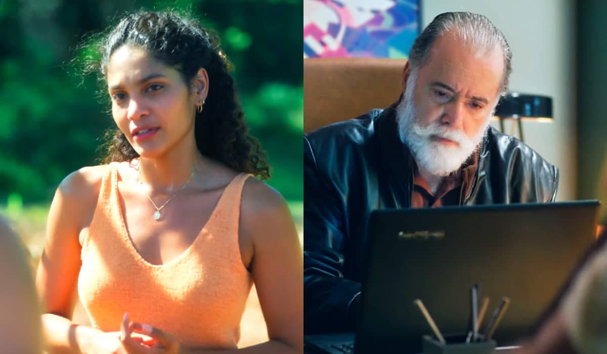 Aline invade a casa de Antônio e ameaça a família La Selva em Terra e Paixão