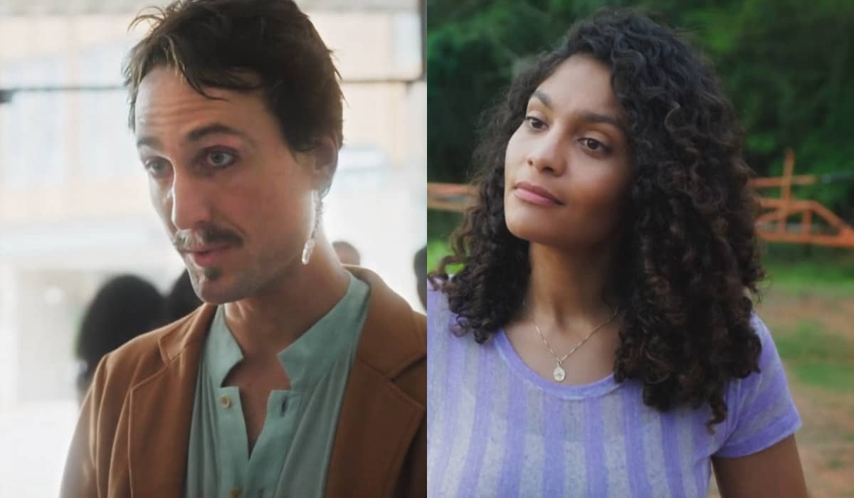 Cacá contrata Aline como contadora do salão em Terra e Paixão