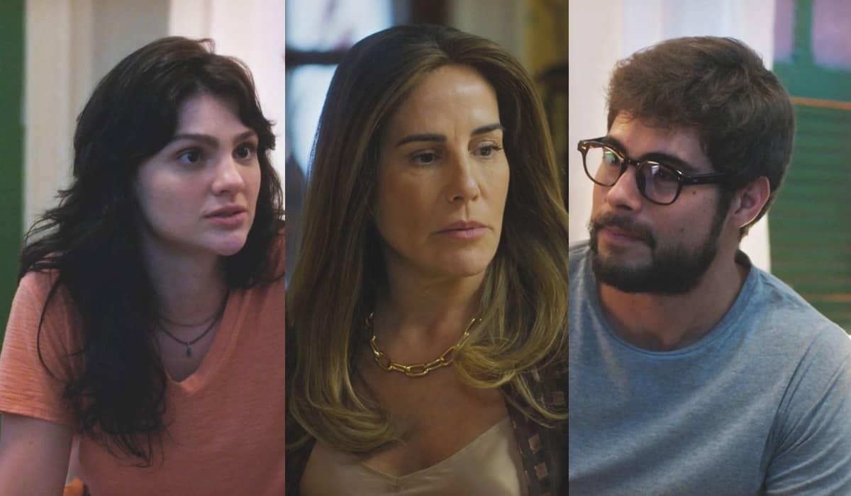 Petra cai em armação de Irene e flagra Hélio com outra na cama em Terra e Paixão