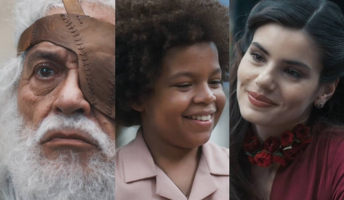 Leonel olha para Marcelino e lembra da mãe de Marê em Amor Perfeito