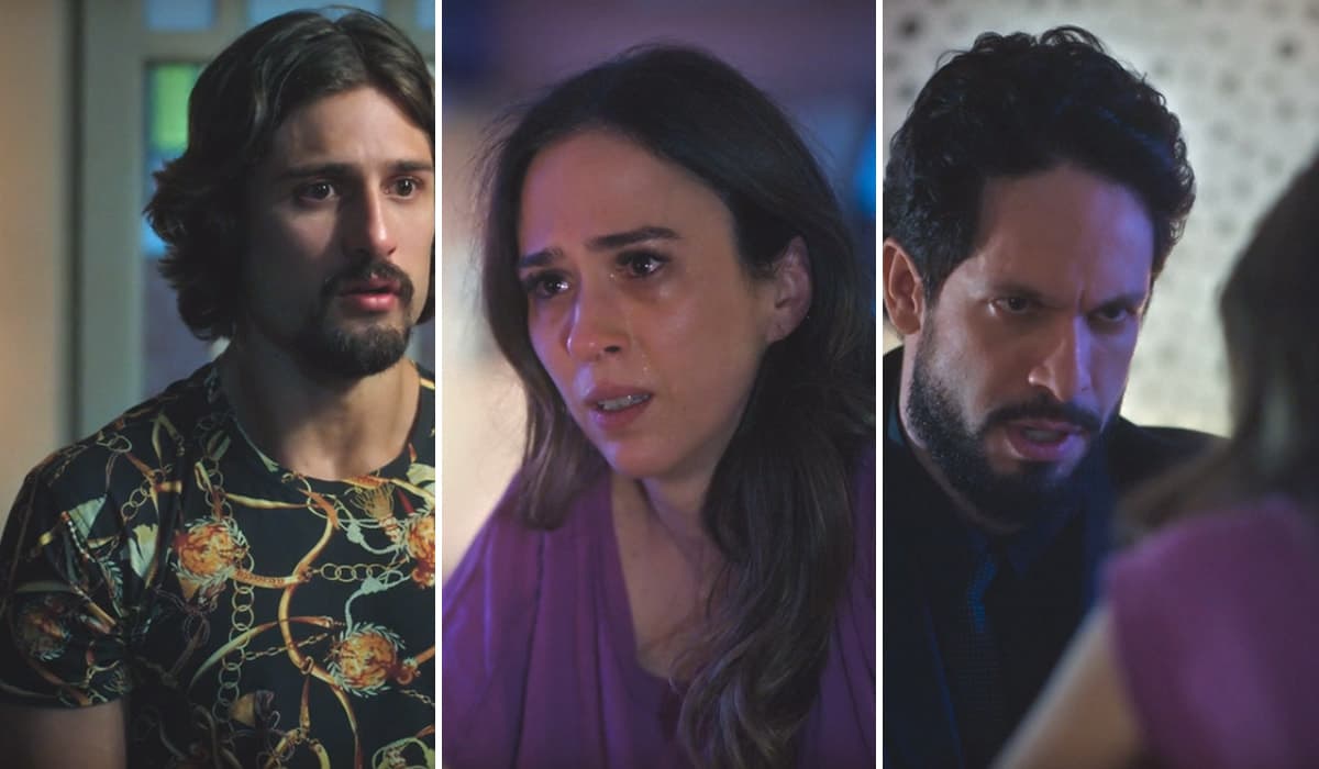 Natercinho surta ao flagrar Luigi e Anely juntos em Terra e Paixão