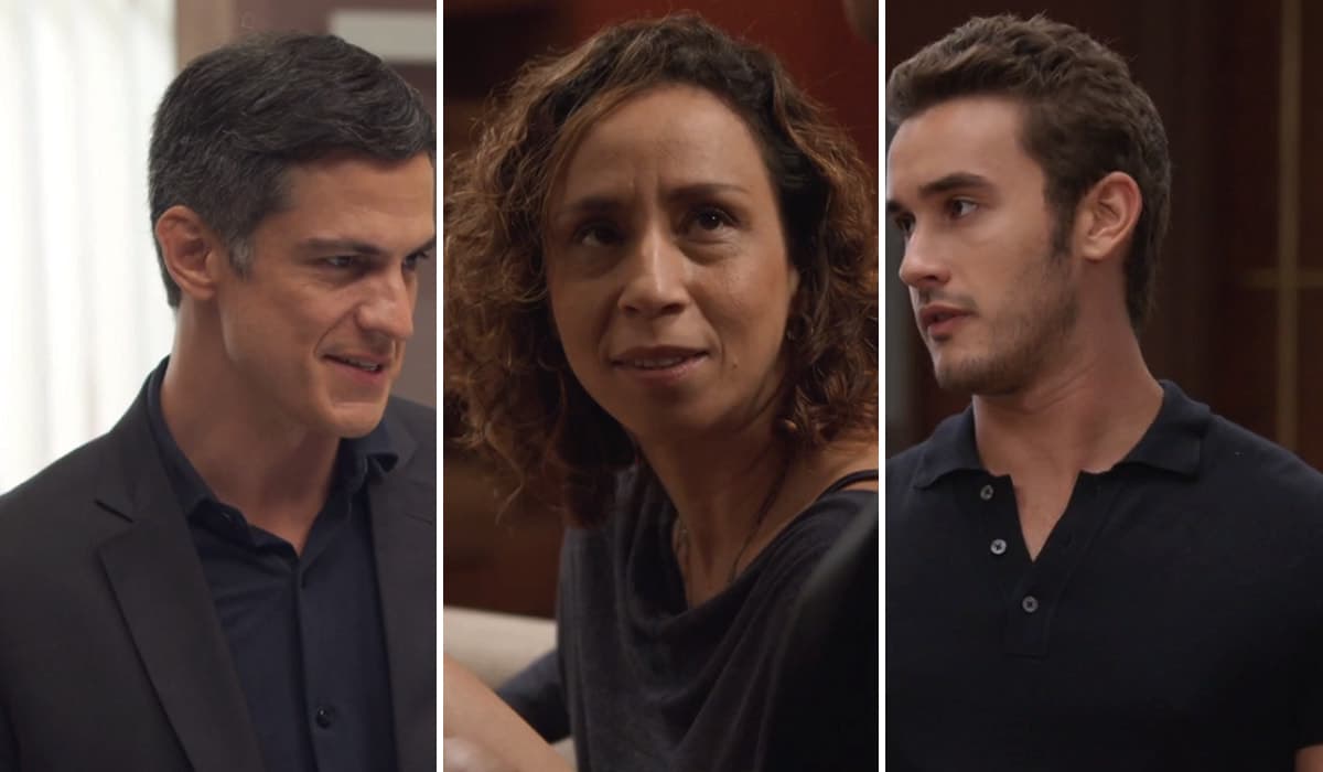 Jonas briga com Adriana por esconder verdade sobre Giovanni em Elas por Elas