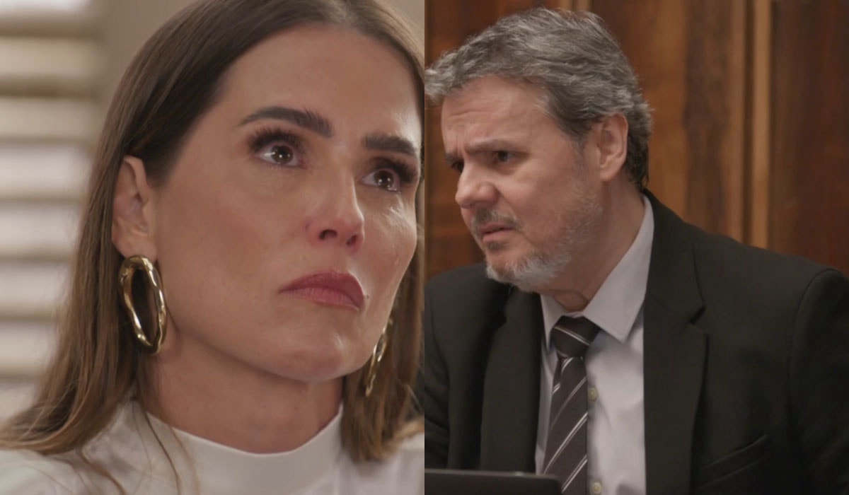 Roberto se enfurece com sucesso de Lara no escritório em Elas por Elas