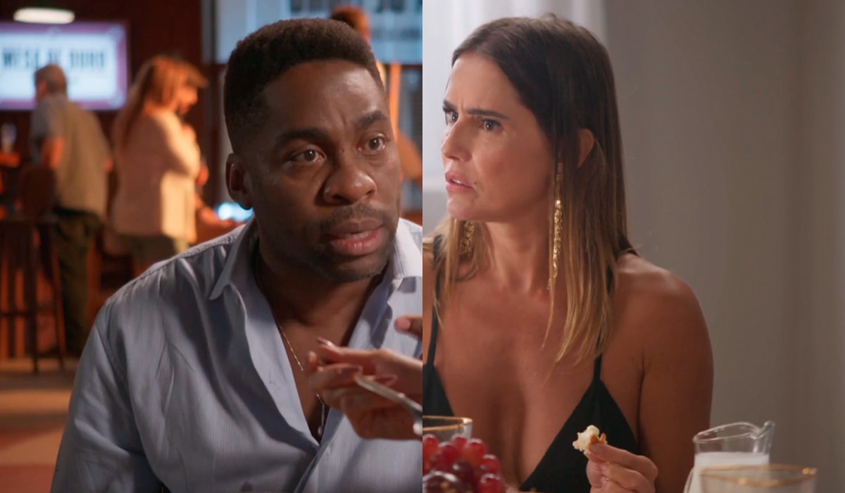 Mário engana Lara e marca encontro secreto em Elas por Elas