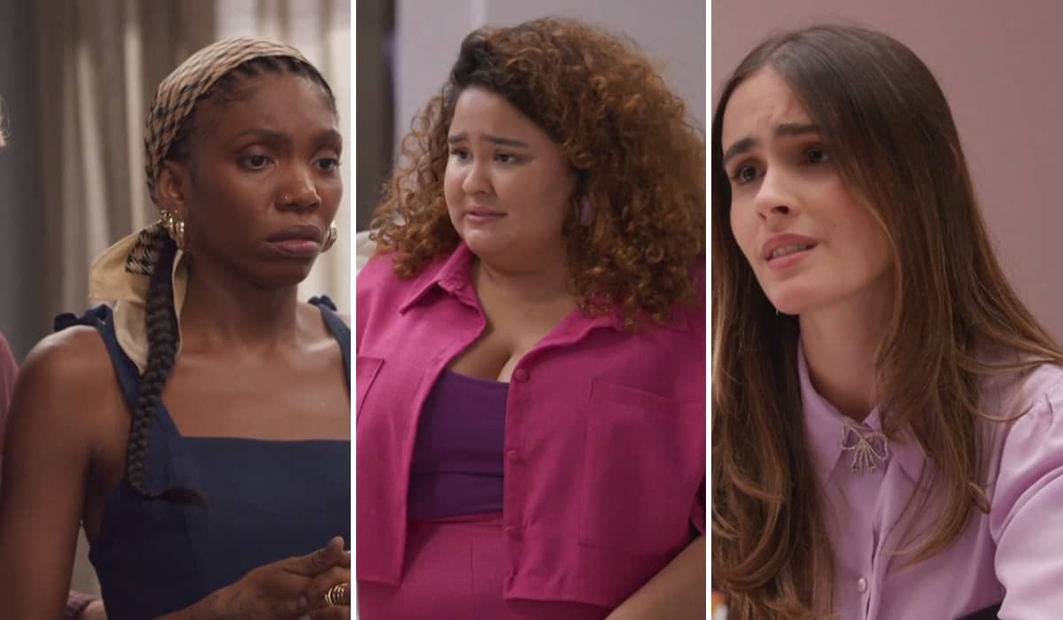 Taís confessa a Yeda e Cris que espera um filho de Átila em Elas por Elas