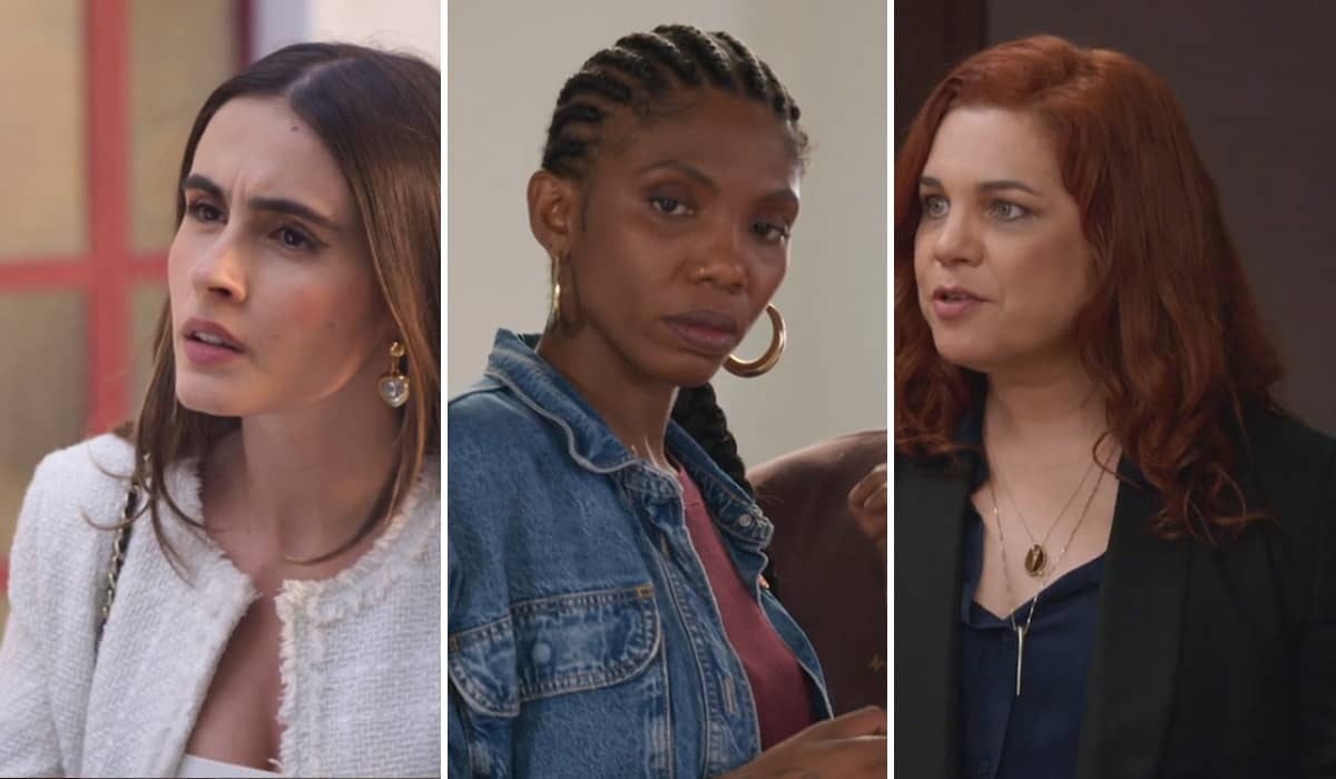 Cris exige que Taís continue trabalhando com Helena em Elas por Elas