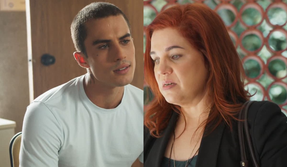 Helena pede para Roberto afastar Marcos de sua vida em Elas por Elas