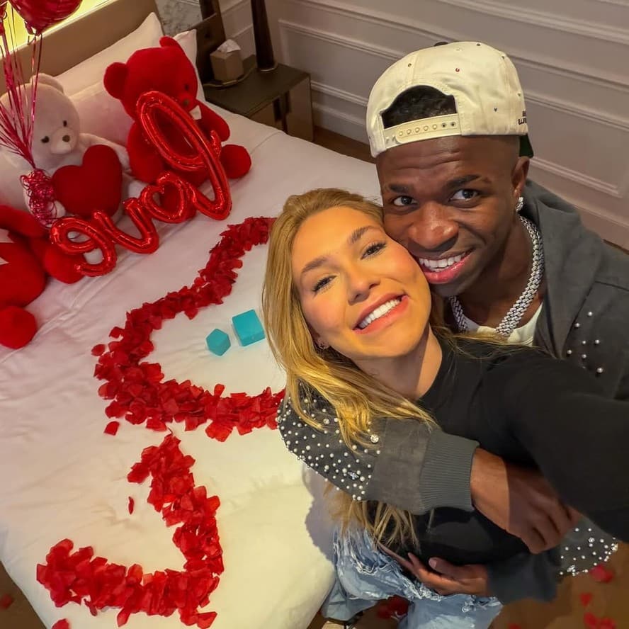 Vini Jr. e Virginia oficializam namoro e movimentam as redes sociais