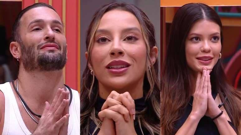 Diego Hypolito, Renata e Vitória Strada disputam permanência em novo paredão; veja enquete