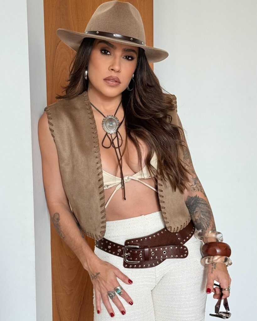 Lauana Prado tranquiliza fãs após pouso forçado de avião em Goiânia