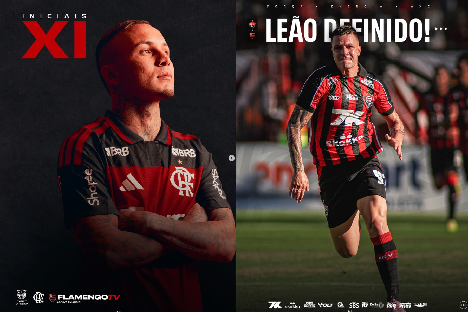 Vitória x Flamengo: Confira as escalações oficiais e panorama do confronto