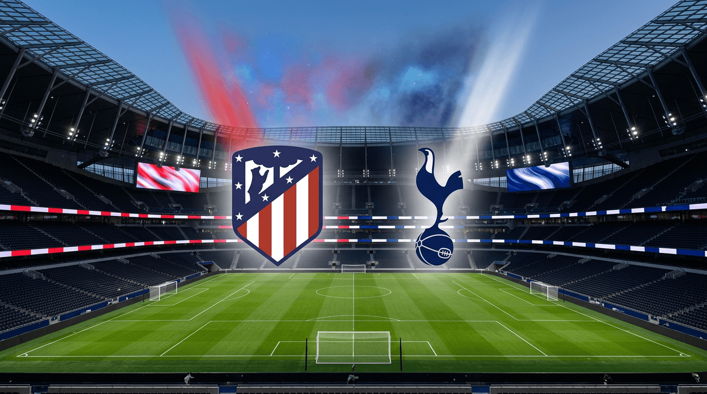 Goleada? Atlético de Madrid 3 x 0 Tottenham ao vivo: Onde assistir, horário e escalações hoje