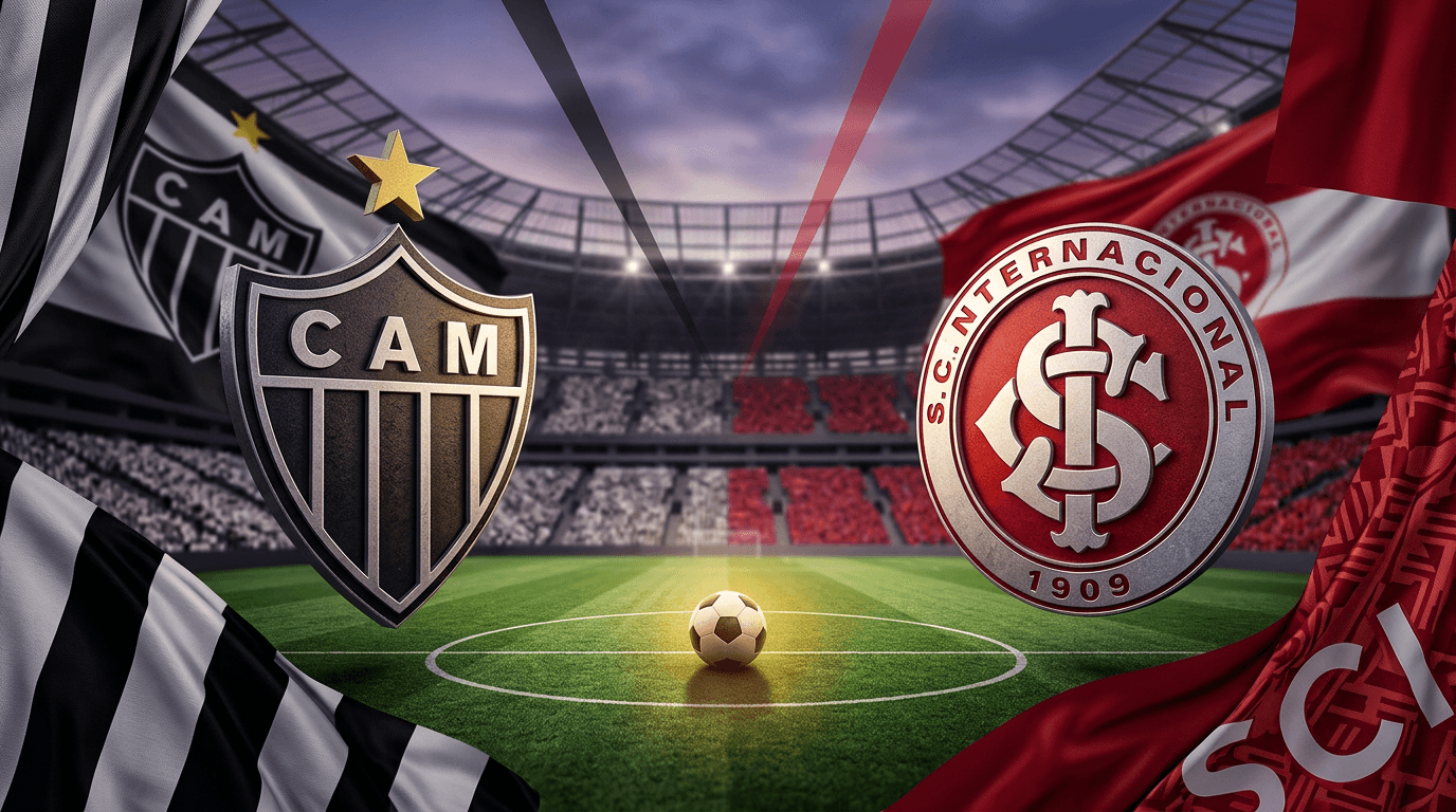 Atletico-MG 1 x 0 Internacional ao vivo: Onde assistir, horário e escalações hoje