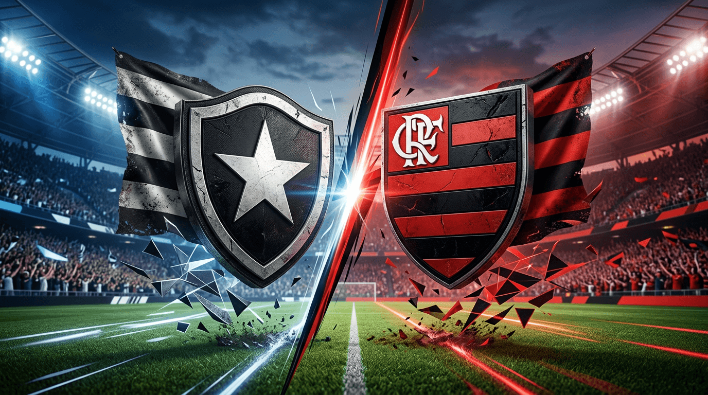 Botafogo x Flamengo ao vivo: Onde assistir, horário e escalações
