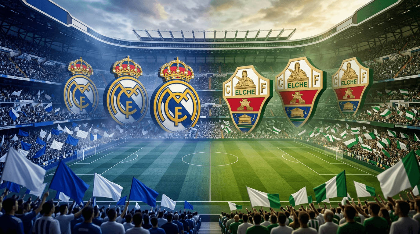Real Madrid x Elche ao vivo: Onde assistir, horário e escalações hoje