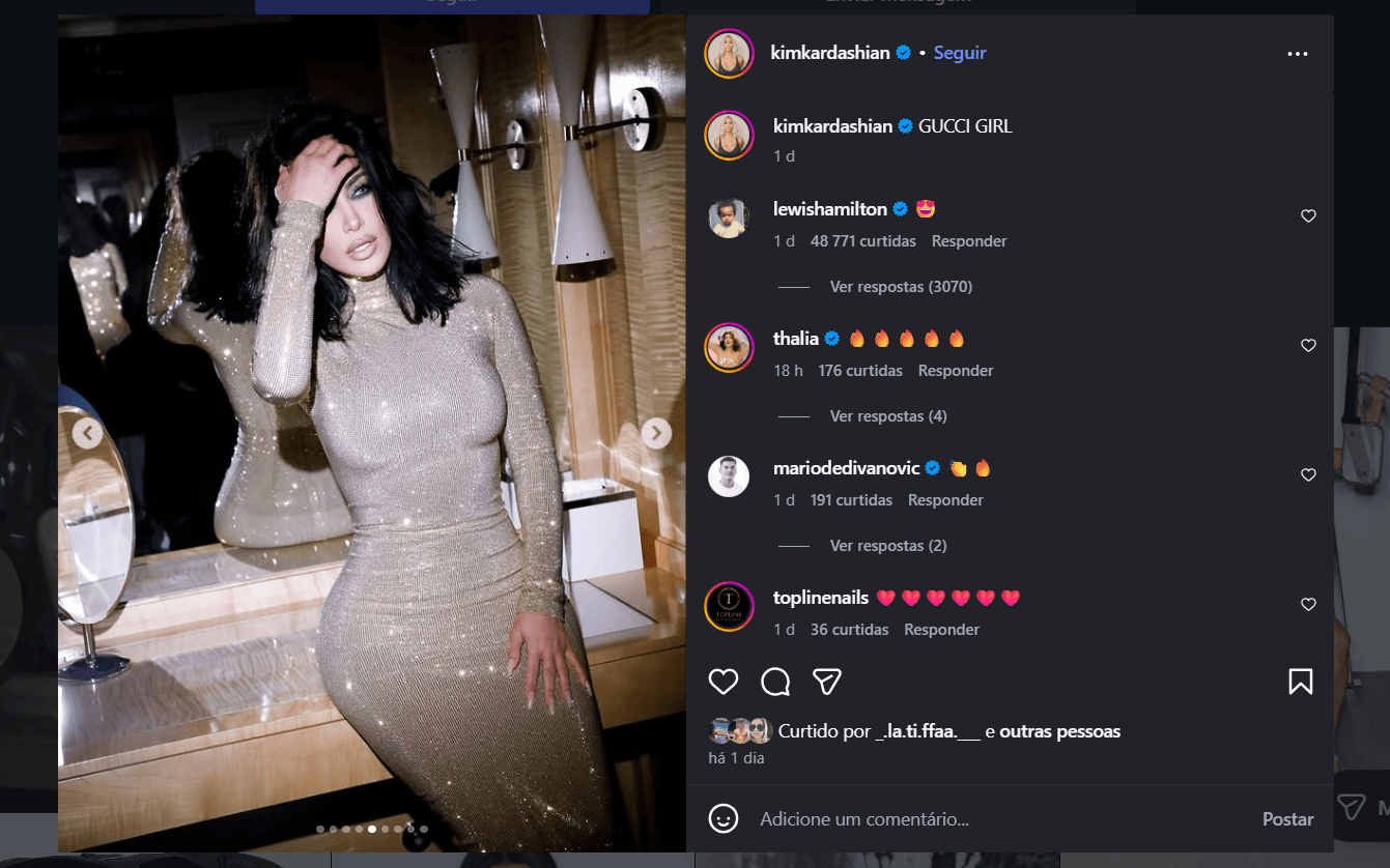 Kim Kardashian e Lewis Hamilton vivem romance após anos de amizade: entenda os detalhes