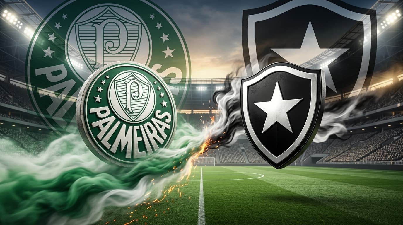 Palmeiras x Botafogo ao vivo pelo Brasileirão: Onde assistir, horário e escalações hoje