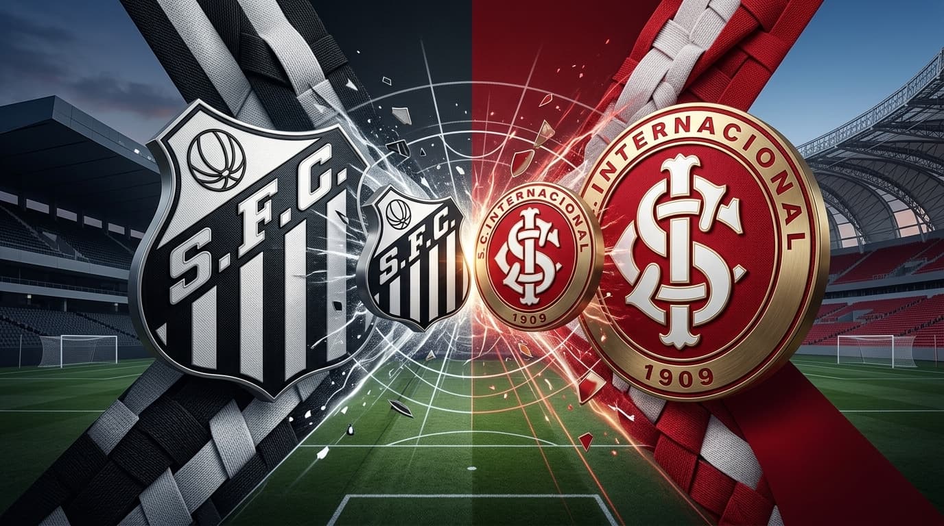 Santos x Internacional ao vivo: Onde assistir, gols, horário e escalações hoje