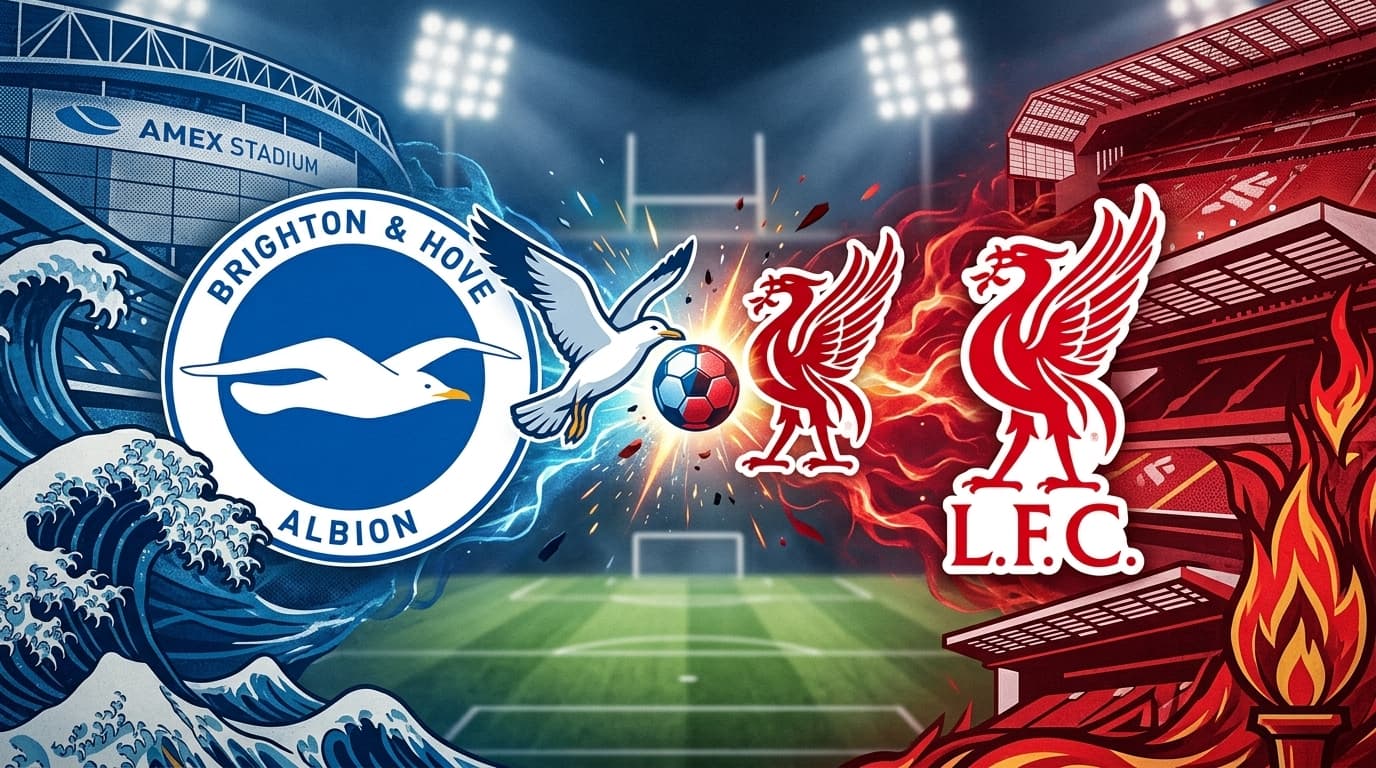 Brighton x Liverpool ao vivo hoje! Onde assistir, gols, melhores momentos, horário e escalações