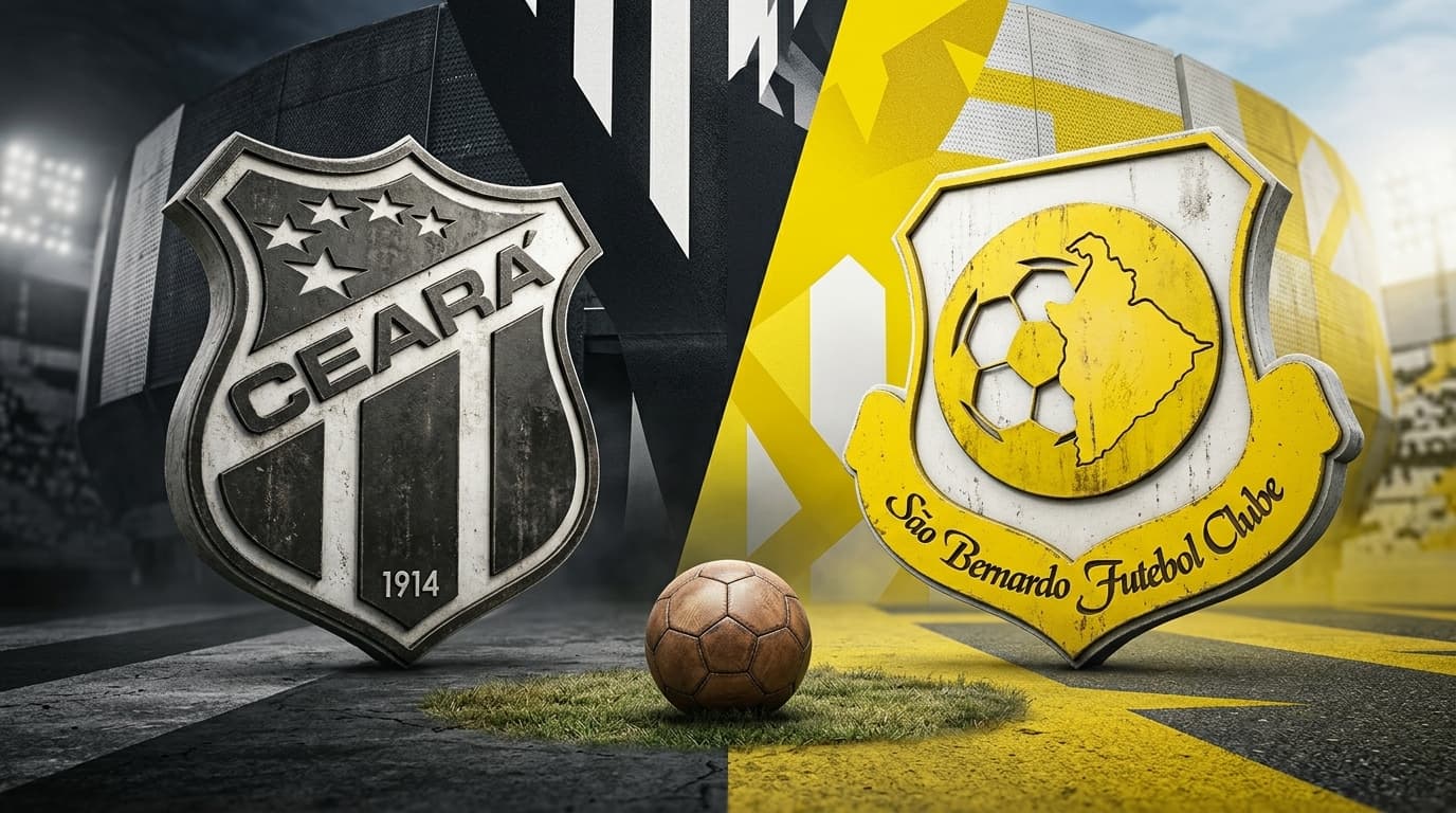 Ceará x São Bernardo ao vivo hoje pela Série B do Brasileirão! Onde assistir, gols, melhores momentos, horário e escalações