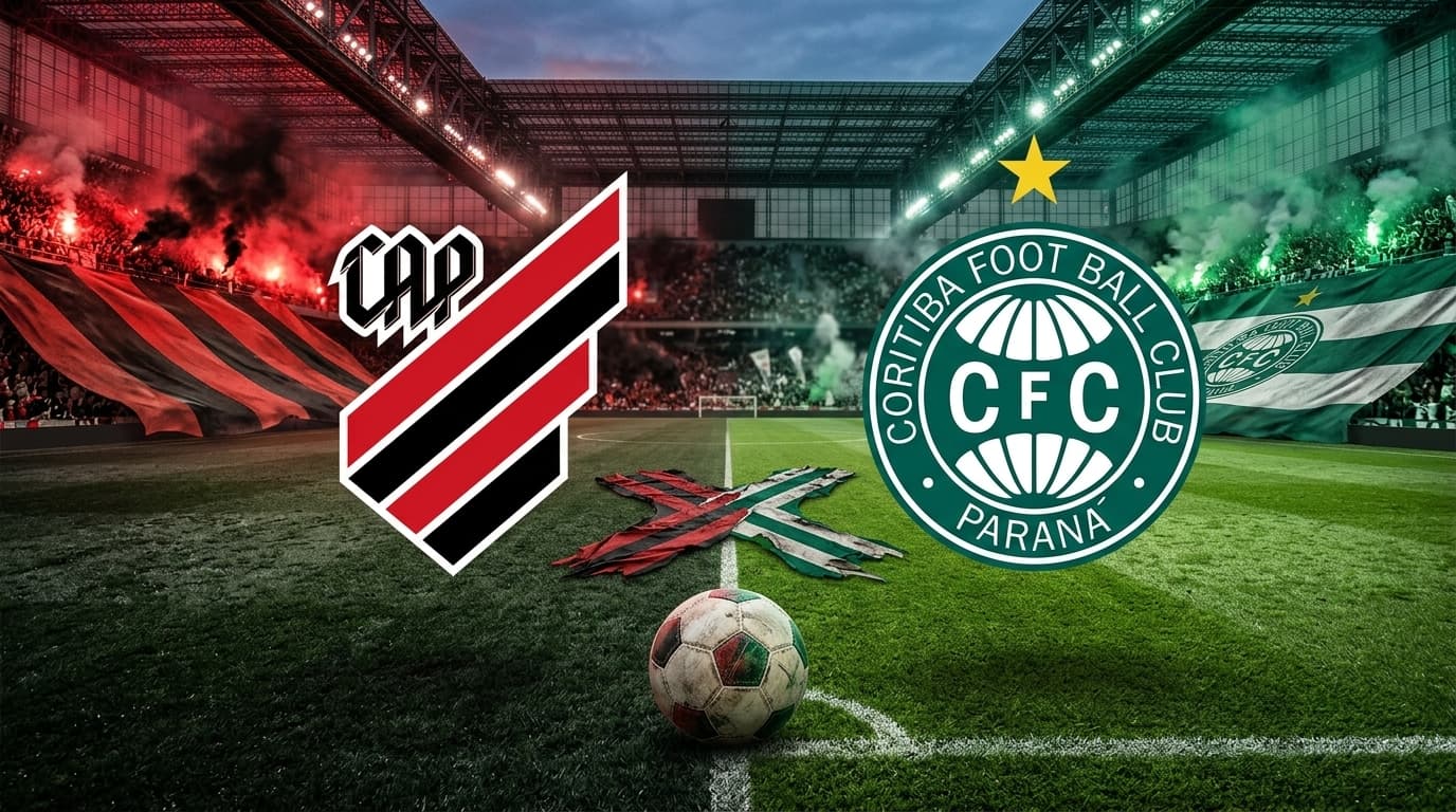 Athletico-PR x Coritiba ao vivo hoje! Onde assistir, gols, melhores momentos, horário e escalações