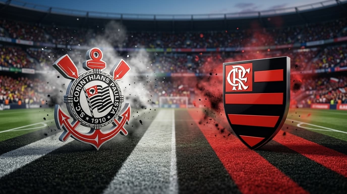 Corinthians x Flamengo ao vivo hoje! Onde assistir, gols, melhores momentos, horário e escalações