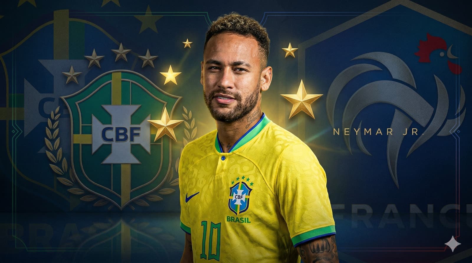 "Olé, olé, olé olá, Neymar, Neymar!": Torcida protesta e Brasil perde por 2 a 1 para a França