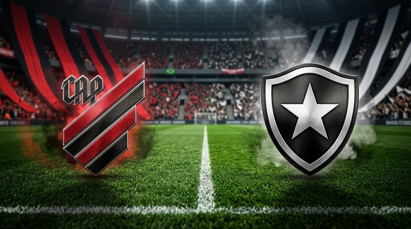 Athletico-PR x Botafogo ao vivo hoje pelo Brasileirão! Onde assistir, gols, melhores momentos, horário e escalações