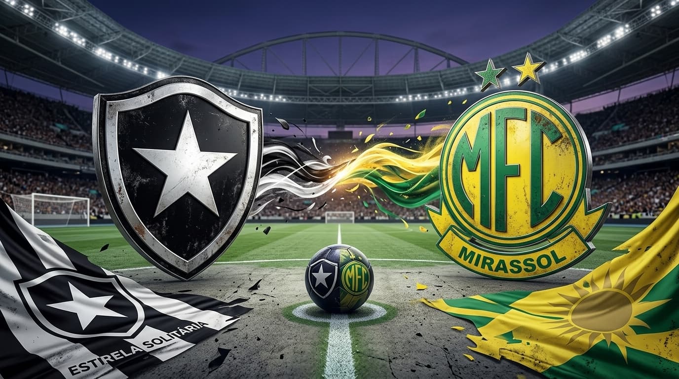 Botafogo x Mirassol ao vivo hoje! Onde assistir, gols, melhores momentos, horário e escalações