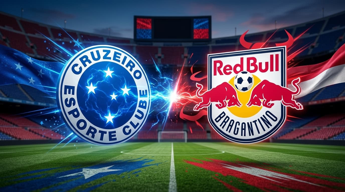 Cruzeiro x RB Bragantino ao vivo hoje pelo Brasileirão; Acompanhe