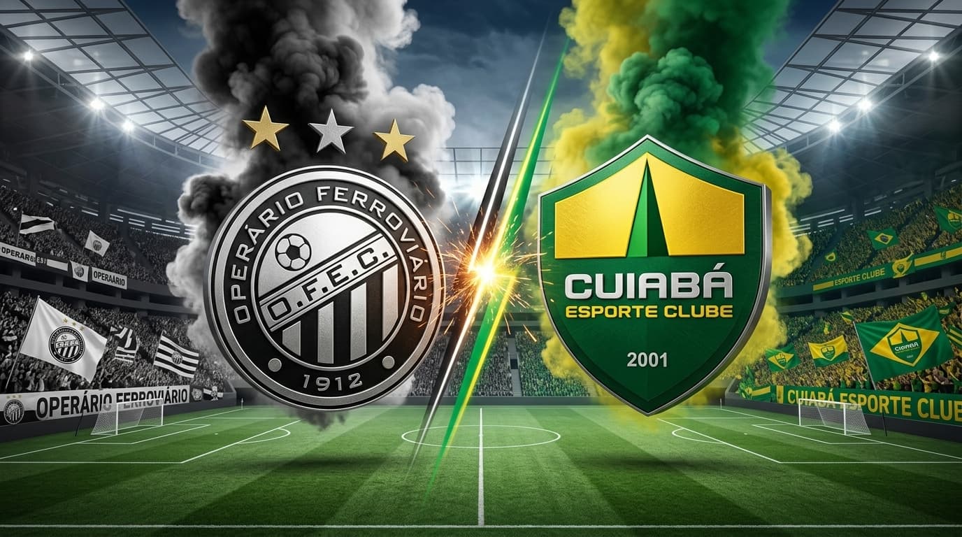 Operario-PR x Cuiabá ao vivo hoje; Acompanhe