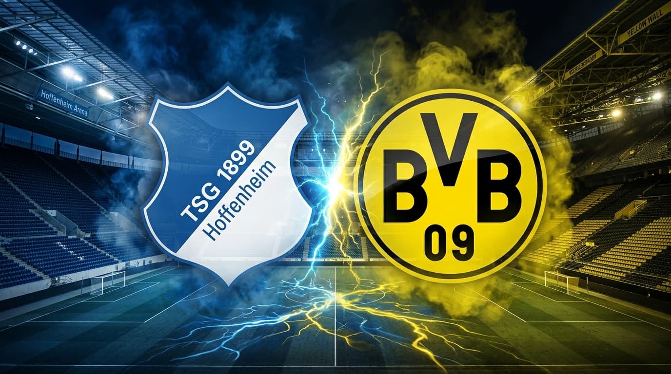 1899 Hoffenheim x Borussia Dortmund ao vivo hoje; Acompanhe