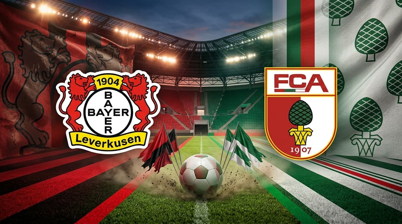 Bayer Leverkusen x FC Augsburg ao vivo hoje; Acompanhe