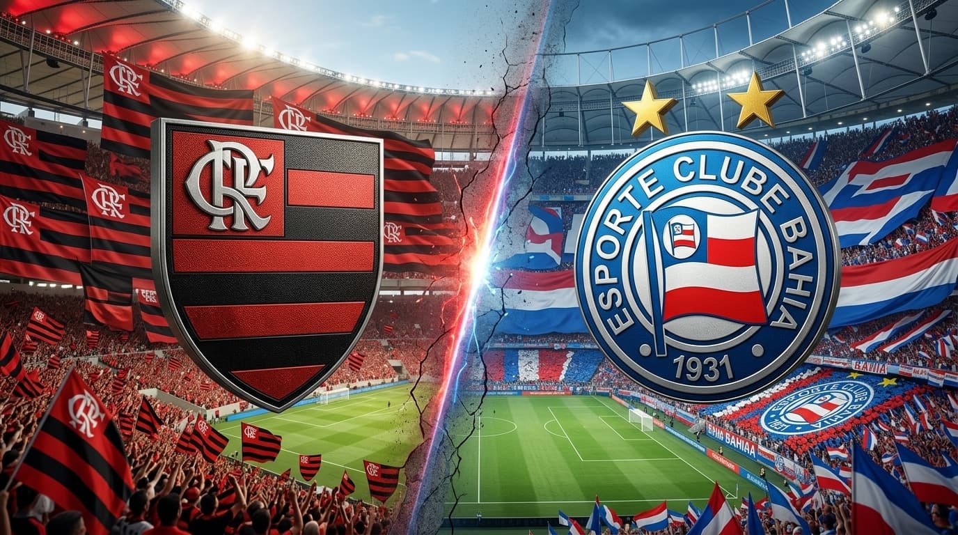 Flamengo x Bahia ao vivo hoje; Acompanhe