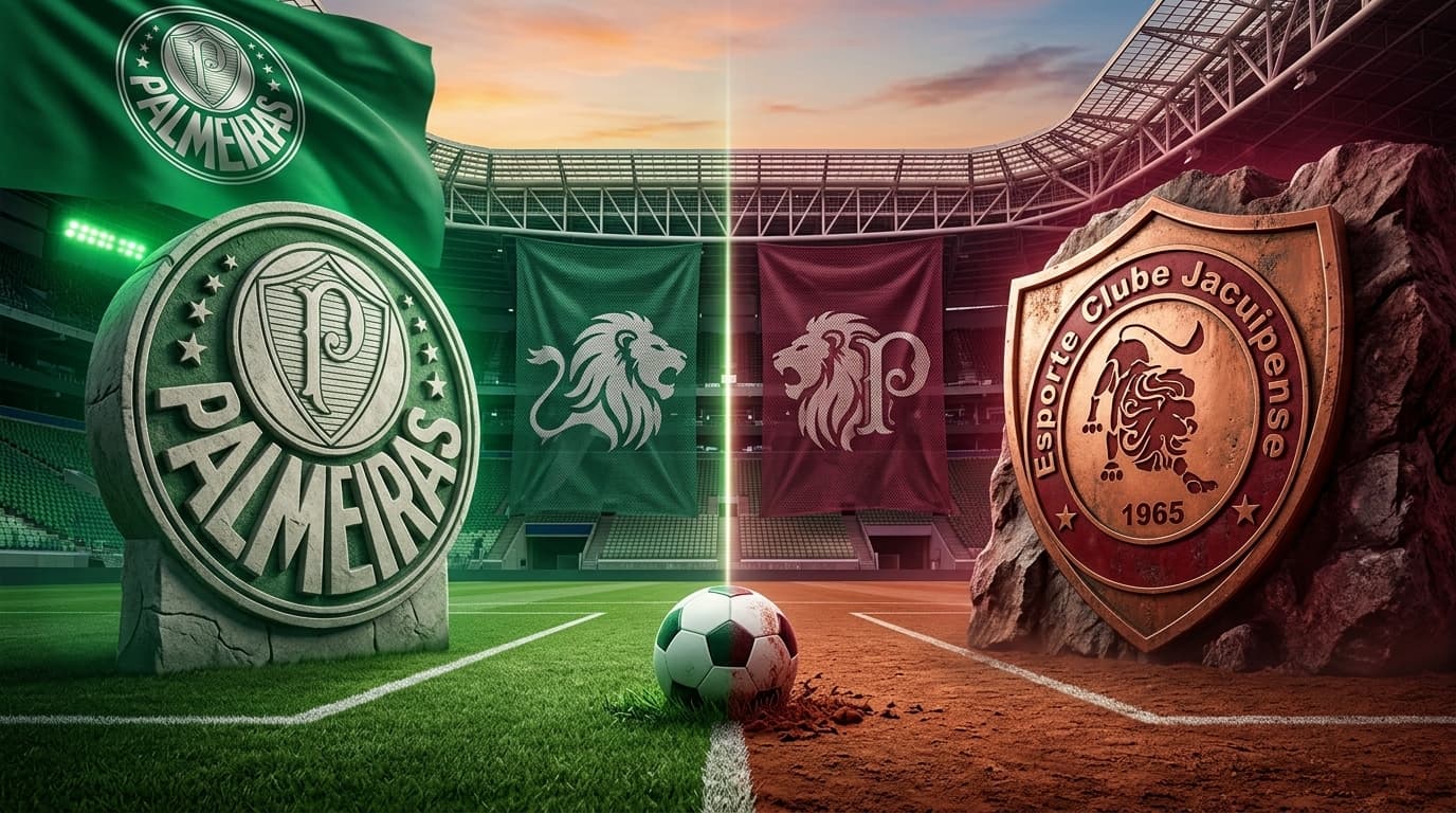 Palmeiras x Jacuipense: Jacuipense tenta surpreender o líder do Brasileirão no Allianz Parque. Veja ao vivo