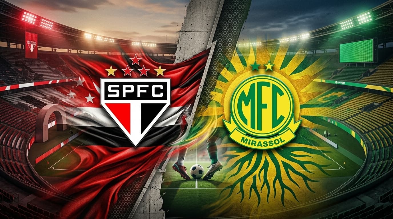 São Paulo x Mirassol ao vivo no MorumBis pelo Campeonato Brasileiro