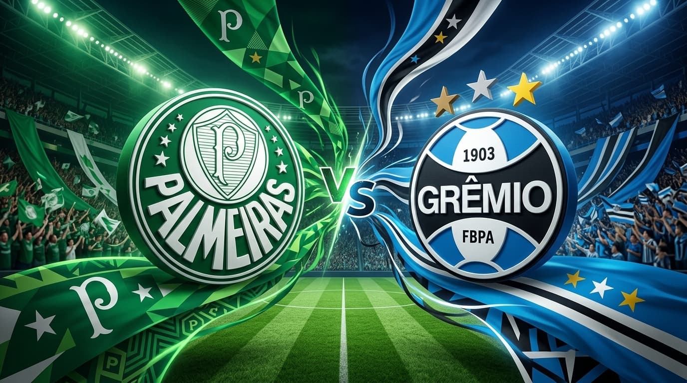 Palmeiras x Grêmio ao vivo hoje! Onde assistir, gols, melhores momentos, horário e escalações