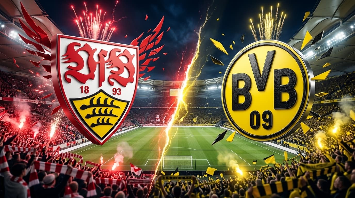 Stuttgart x Borussia Dortmund ao vivo hoje! Onde assistir, gols, melhores momentos, horário e escalações