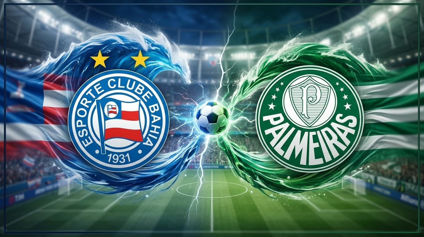 Bahia x Palmeiras ao vivo hoje pelo Brasileirão; Acompanhe