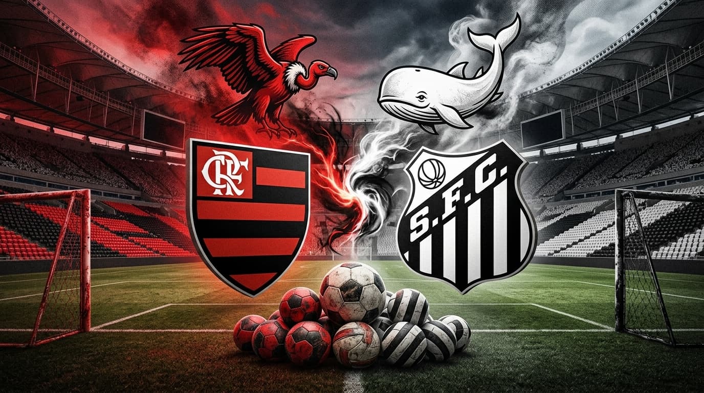Flamengo x Santos ao vivo hoje! Onde assistir, gols, melhores momentos, horário e escalações