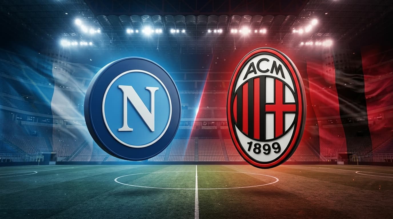 Napoli x Milan ao vivo hoje; Acompanhe